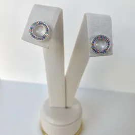 BRINCO CÍRCULO C/ ZIRCÔNIAS CRAVEJADAS