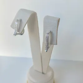 Brinco Coração c/ Micro Zircônia Cravejadas