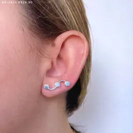 BRINCO EAR CUFF MINI COM 3 CIRCULOS