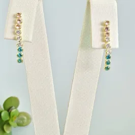 BRINCO FIO C/ 6 PONTO DE LUZ BRANCO E 3 AZUIS