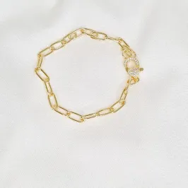 PULSEIRA CARTIER COM FECHO LAGOSTA CRAVEJADO