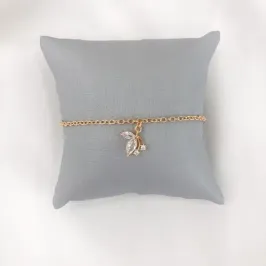PULSEIRA MEIA BORBOLETA DE ZIRCÔNIA