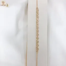 TORNOZELEIRA CORAÇÃO ENTRELAÇADOS