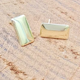 BRINCO RETANGULO LISO