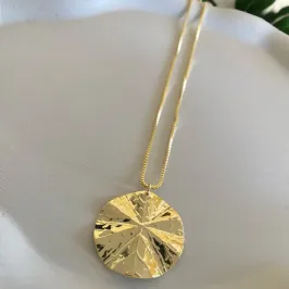 COLAR CÍRCULO IRREGULAR TEXTURIZADO
