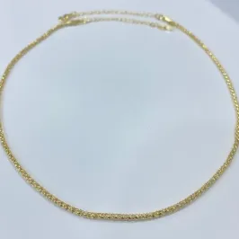 CHOKER CORRENTE PIPOCA FINA