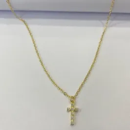 COLAR CRUZ CRAVEJADA