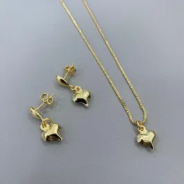 CONJUNTO CORAÇÃO LISO