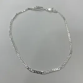 PULSEIRA MASCULINA CORRENTE LACRE PRATA COM FECHO GAVETA
