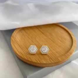 BRINCO HEXÁGONO CRAVEJADO