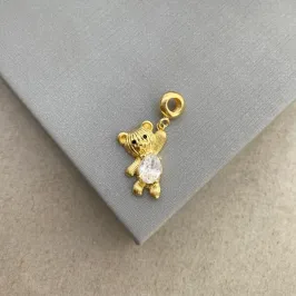 PINGENTE TED COM ZIRCÔNIA OVAL