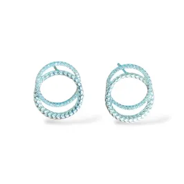 BRINCO CÍRCULO DE ZIRCÔNIAS E TRANÇADO