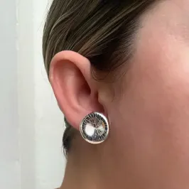 BRINCO REDONDO CÔNICO TEXTURIZADO