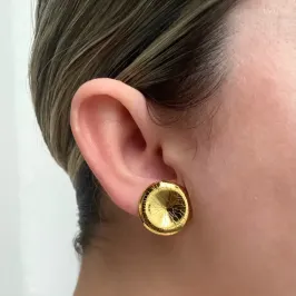 BRINCO REDONDO CÔNICO TEXTURIZADO