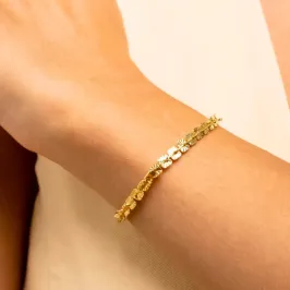 PULSEIRA QUADRADOS TEXTURIZADOS ENTRELAÇADOS