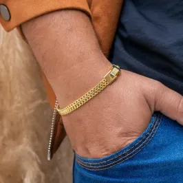 PULSEIRA MASCULINA GRUMET DUPLA