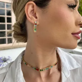 CONJUNTO RIVIERA BAGUETE COLORIDA