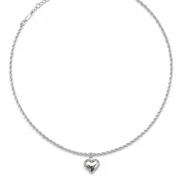 CHOKER CORDÃO BAIANO MINI COM CORAÇÃO