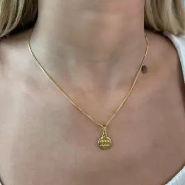 COLAR MEDALHA SIGNO AQUÁRIO