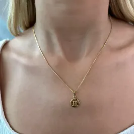 COLAR MEDALHA SIGNO GÊMEOS
