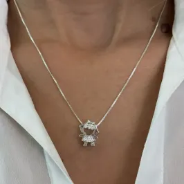 COLAR MENINA CRAVEJADA