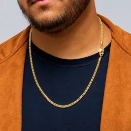 CORRENTE MASCULINA 60CM MALHA PALMEIRA