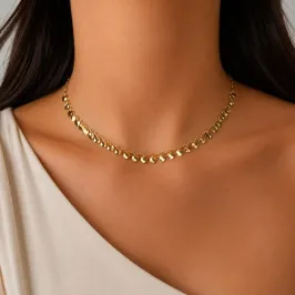 CHOKER MEDALHINHAS ORGÂNICAS