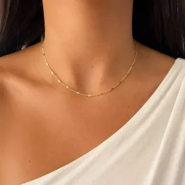 CHOKER MICRO CORAÇÕES NA CORRENTE