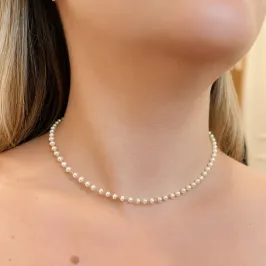 CHOKER PÉROLAS ORGÂNICAS