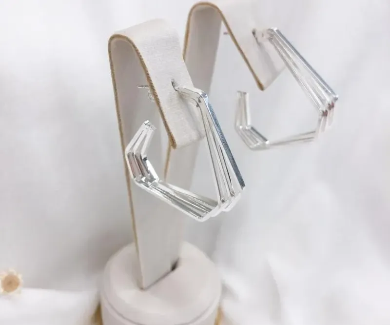 ARGOLA DIAMANTE TRÊS FIOS PRATA