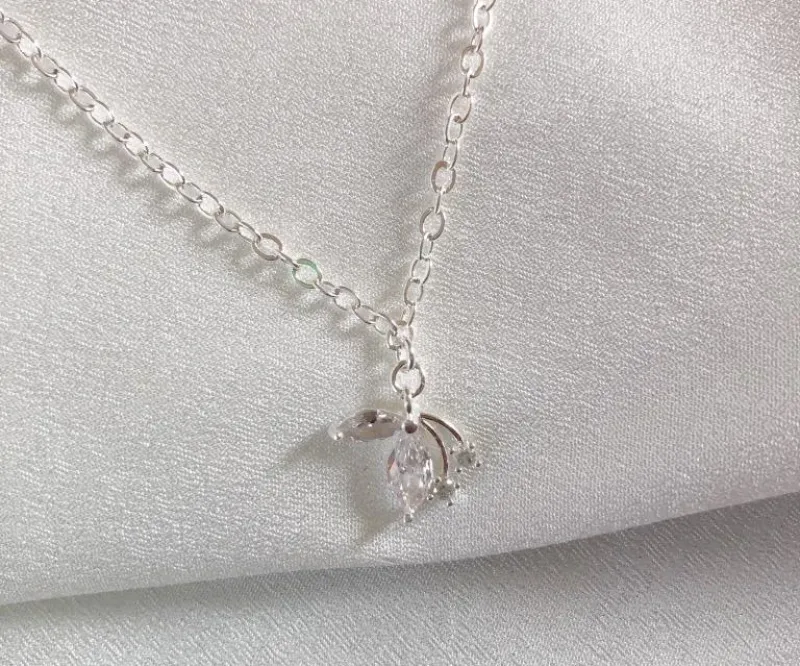 PULSEIRA MEIA BORBOLETA DE ZIRCÔNIA PRATA