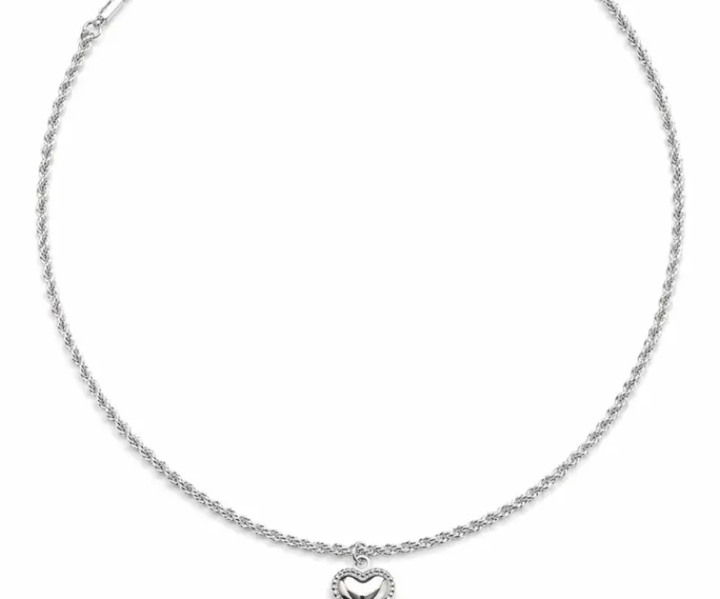 CHOKER CORDÃO BAIANO MINI COM CORAÇÃO
