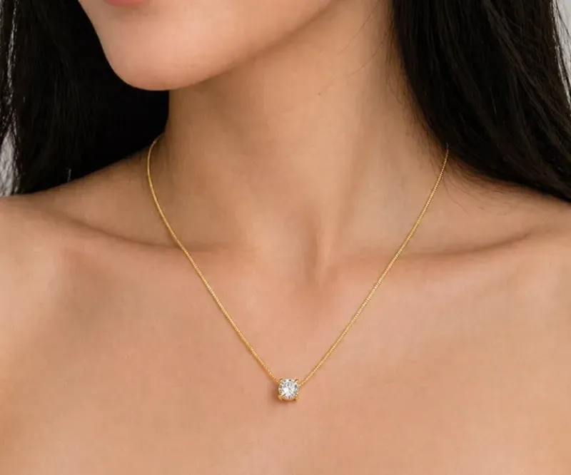COLAR COM PONTO DE LUZ 4 GARRAS